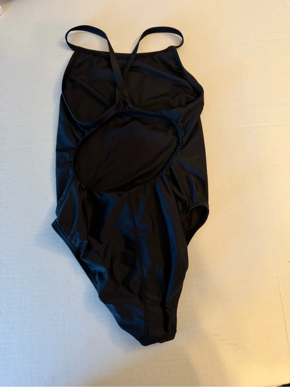 TYR Black One-Piece Swimwear training athletic size Medium